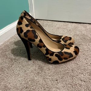 Talbots leopard heels women’s 8.5